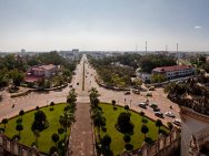 Panoramique de Vientiane Patuxai 1